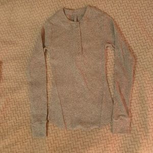 SKIMS Cotton Rib Long Sleeve Henley